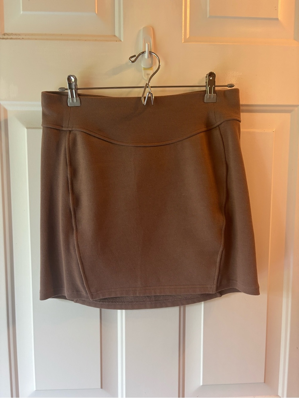 lululemon athletica Brown Knit Mini Skirt